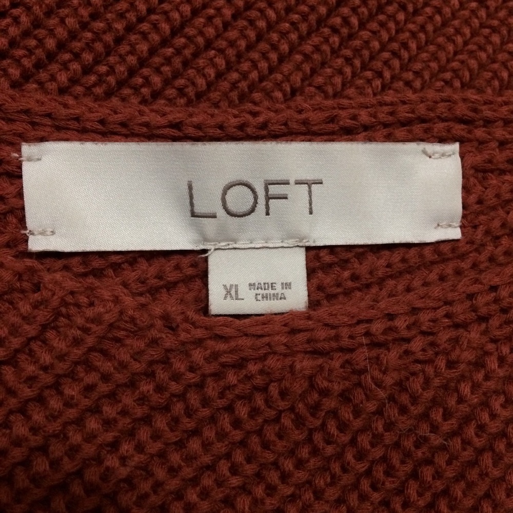 LOFT Ribbed Sweater Tank - XL - Picture 4 of 7